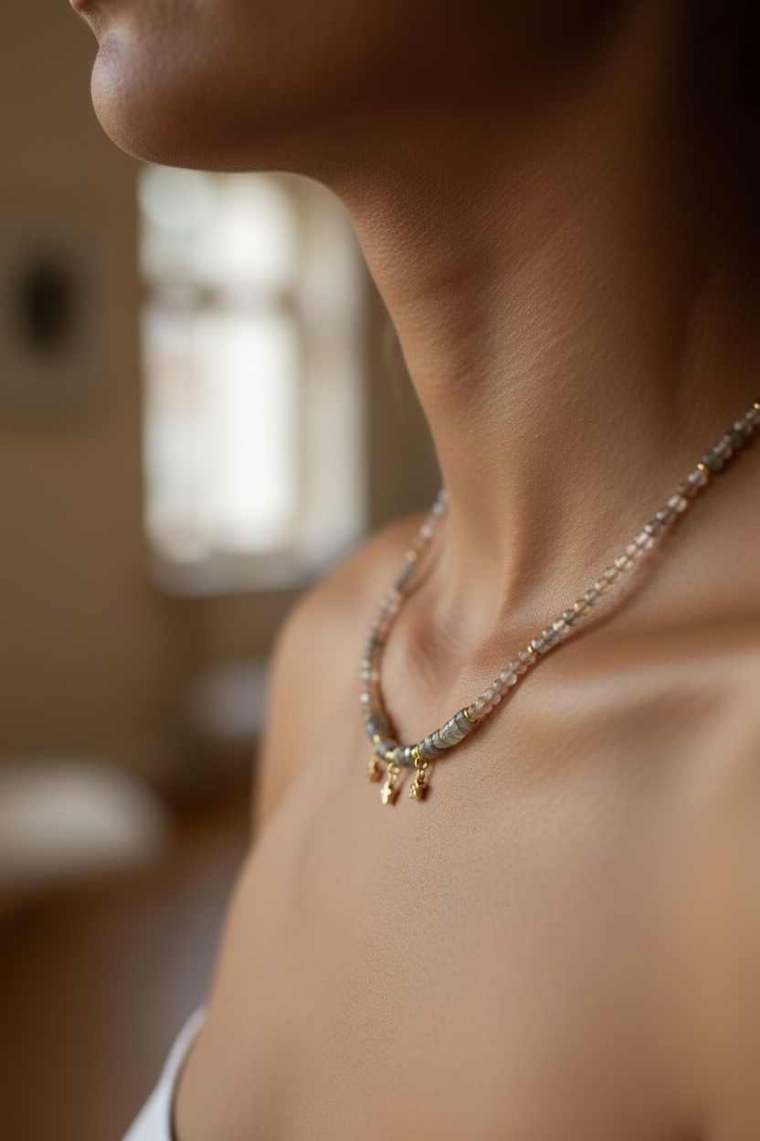 OOAK Sunstone & Labradorite Necklace